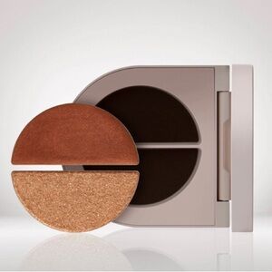 ROSE INC. SATIN & SHIMMER DUET EYESHADOW - Satin Copper & Copper Shimmer